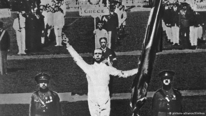 Opening ceremony from the 1920 Olympic Games in Antwerp, Copyright: picture-alliance/Xinhua