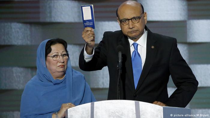 Khizr Khan Rede Ghazala Khan USA 