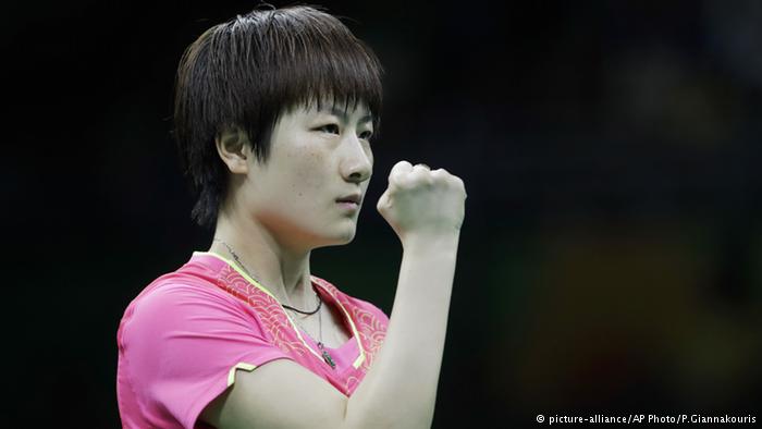 Li Xiaoxia China Tischtennis Rio 2016 Olypmia 