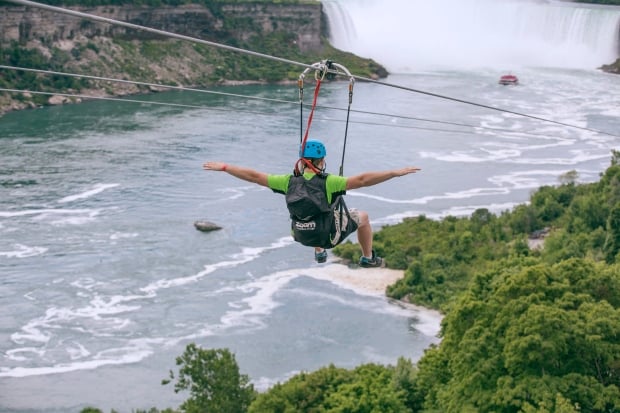 Zipping Over Niagara