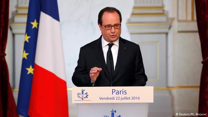 Frankreich Präsident Francois Hollande