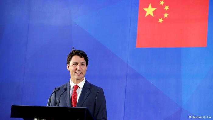 Kanada Justin Trudeau Premierminister zu Besuch in China