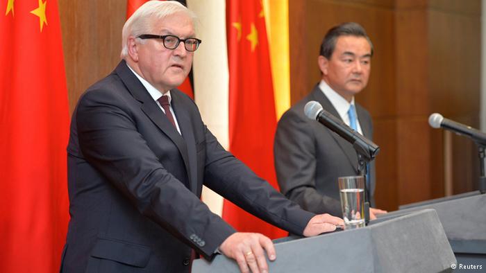 Frank-Walter Steinmeier China Wang Yi PK