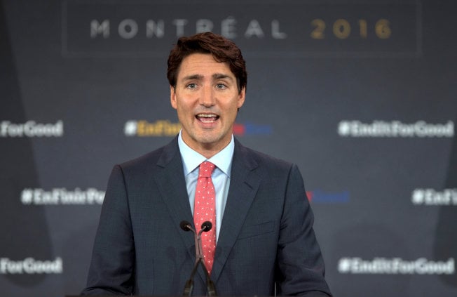 杜魯多（Justin Trudeau）將大幅增加租稅優惠與基建支出，包括未來十年斥資1200億加幣投入基礎建設。（路透）