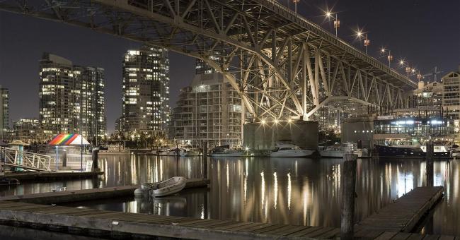 Granville Bridge Canada Street  vancouver Granville street bridge Columbia World Vancouver British