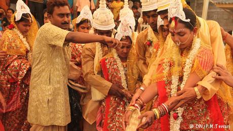 Massenhochzeit in Indien