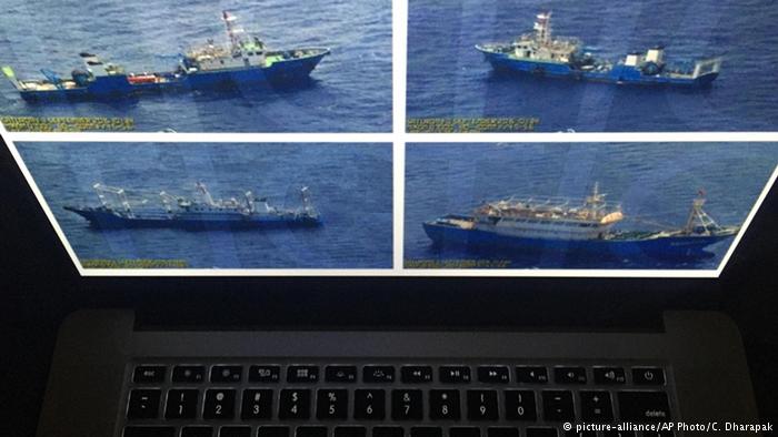 Philippinen China - Südchinesisches Meer, überwachungsbilder (picture-alliance/AP Photo/C. Dharapak)