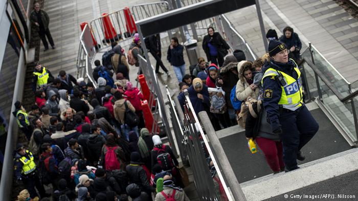 Schweden Dänemark Grenze Flüchtlinge (Getty Images/AFP/J. Nilsson)