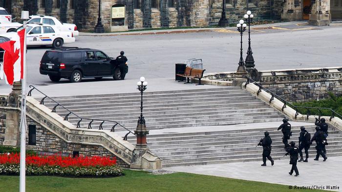 Kanada Ottawa Anschlag Parlament Polizei Spezialeinheit 22.10.2014 (Reuters/Chris Wattie)