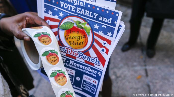 US-Wahlkampf frühe Abstimmung (picture alliance/dpa/E. S. Lesser)