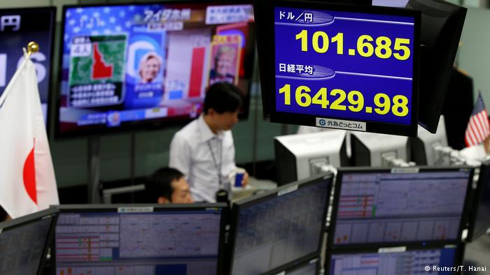 Japan Reaktion Börse auf US-Präsidentschaftswahl 2016 (Reuters/T. Hanai)