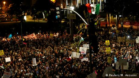 USA Präsidentschaftswahl Protest gegen Donald Trump in Los Angeles (Reuters/M. Anzuoni )