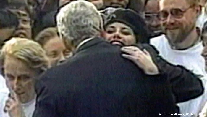 USA Bill Clinton mit Monika Lewinsky Videostill