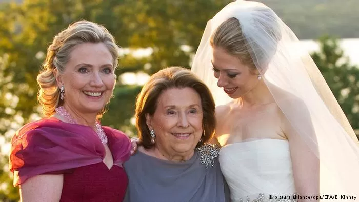 USA Hillary Clinton, Dorothy Rodham und Chelsea Clinton in Rhinebeck