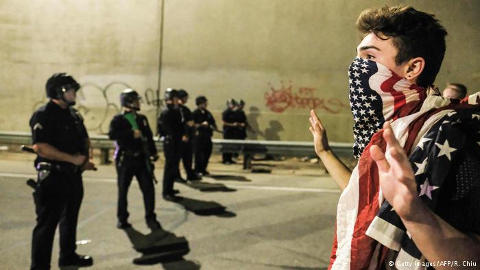 USA Anti Trump Proteste (Getty Images/AFP/R. Chiu)