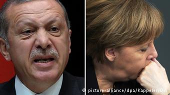 Angela Merkel Recep Tayyip Erdogan Bildkombo (picture-alliance/dpa/Kappeler/DW)