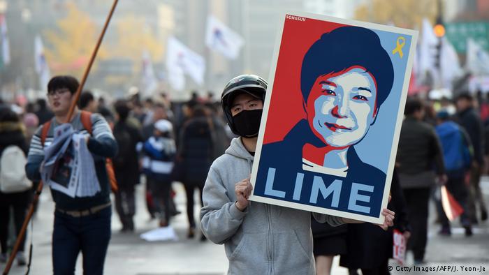 Südkorea Massenproteste in Seoul gegen Präsidentin Park Geun Hye (Getty Images/AFP/J. Yeon-Je)