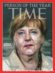 Angela Merkel Person of the Year Time Magazine (picture-alliance/AP Photo/Time Magazine)