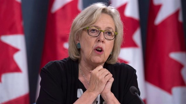 加拿大绿党领袖Elizabeth May