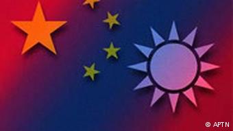 Flagge China und Taiwan Montage (APTN)