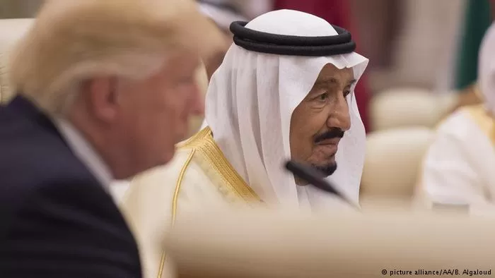 Saudi Arabien Trump und König Salman bin Abdulaziz Al Saud (picture alliance/AA/B. Algaloud)