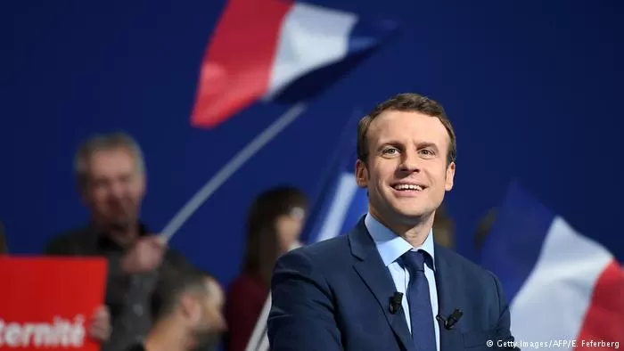Frankreich Wahlen - Macrons Wahlkampf (Getty Images/AFP/E. Feferberg)