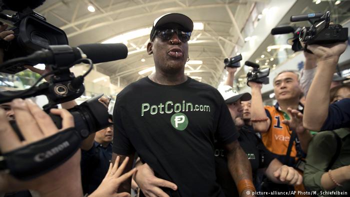 China Dennis Rodman (picture-alliance/AP Photo/M. Schiefelbein)