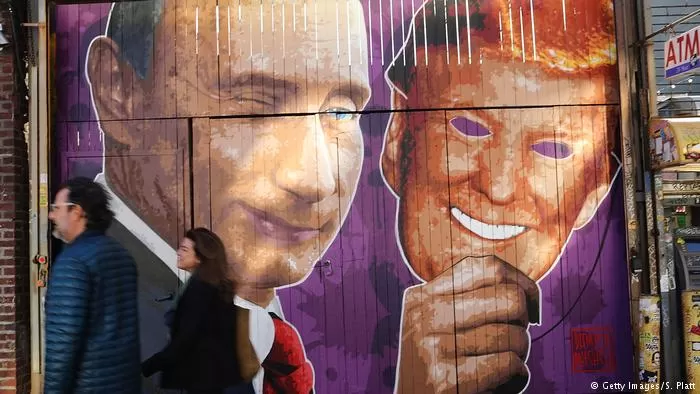USA Mural Putin Trump in Brooklyn (Getty Images/S. Platt)