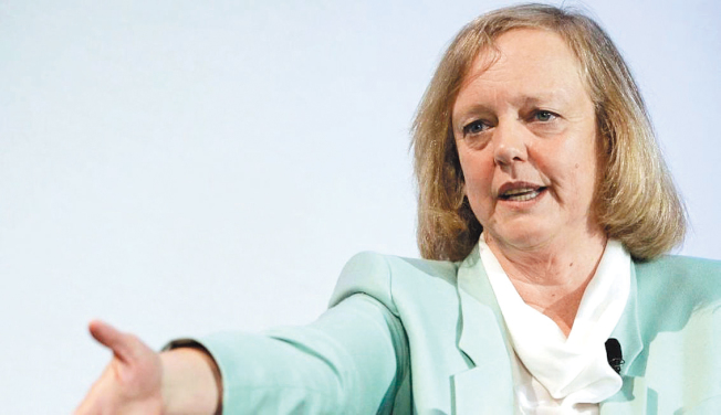 惠普CEO惠特曼（Meg Whitman）26日辞职，矽谷立即传出她将会出任Uber执行长之职。 （Getty Images）