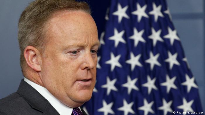 Sean Spicer tritt zurück USA (Reuters/K.Lamarque)