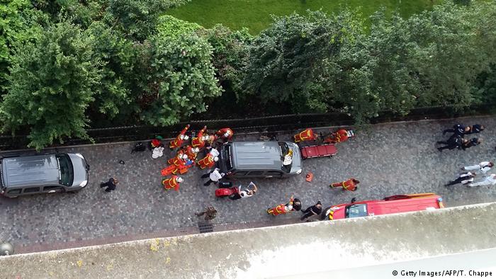 Paris Angriff auf Soldaten im Stadtteil Levallois-Perret (Getty Images/AFP/T. Chappe)