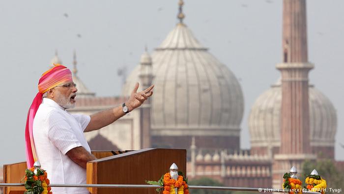 Indien Unabhängigkeitstag in Neu-Delhi (picture-alliance/dpa/EPA/H. Tyagi)