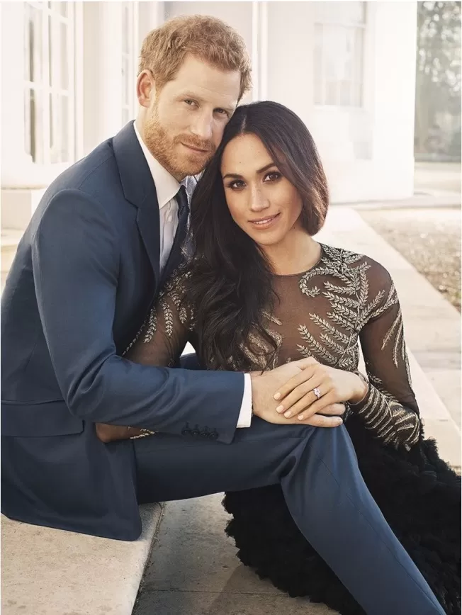英国哈利王子和美国女星梅根马克尔预计明年5月完婚。图／摘自肯辛顿宫官方推特