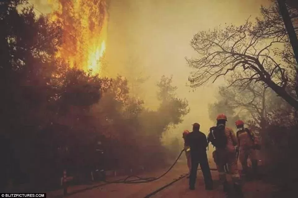 74人被活活烧死！希腊度假胜地发生惨烈火灾，现场宛若庞贝...