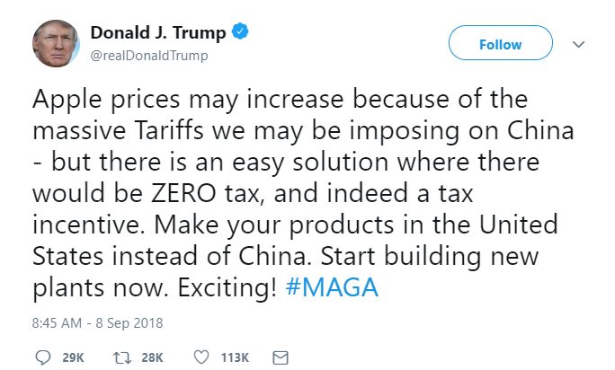 贸易战再升级！美国加征2000亿对华关税 24日就生效 特朗普到底想干嘛？
