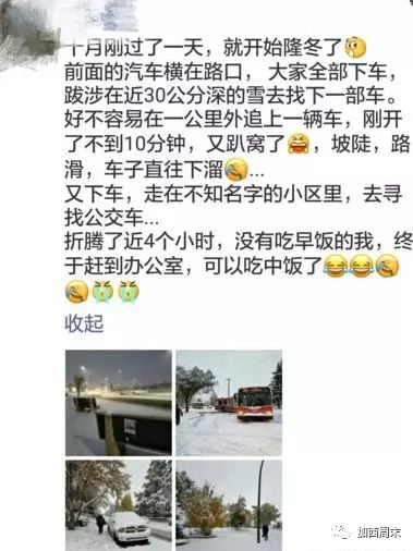 心疼！史上最强暴雪 卡尔加里全市瘫痪！BC省也遭殃 今晚开始下雪！