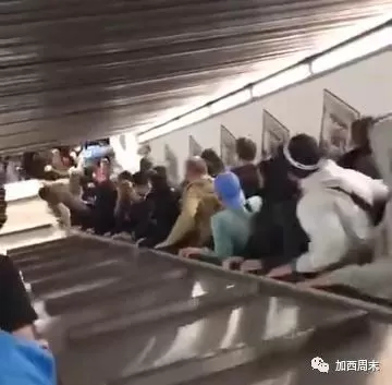 可怕！扶梯突然失控 人群卷入底部！有人惨遭截肢 温哥华男童被绞断腿