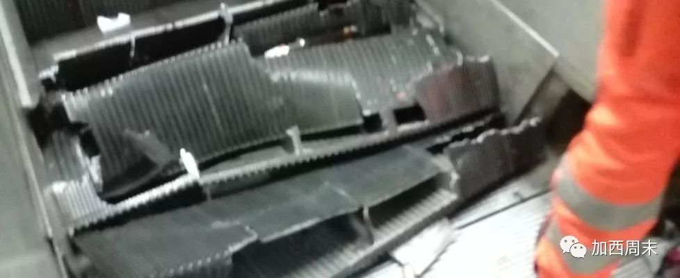 可怕！扶梯突然失控 人群卷入底部！有人惨遭截肢 温哥华男童被绞断腿