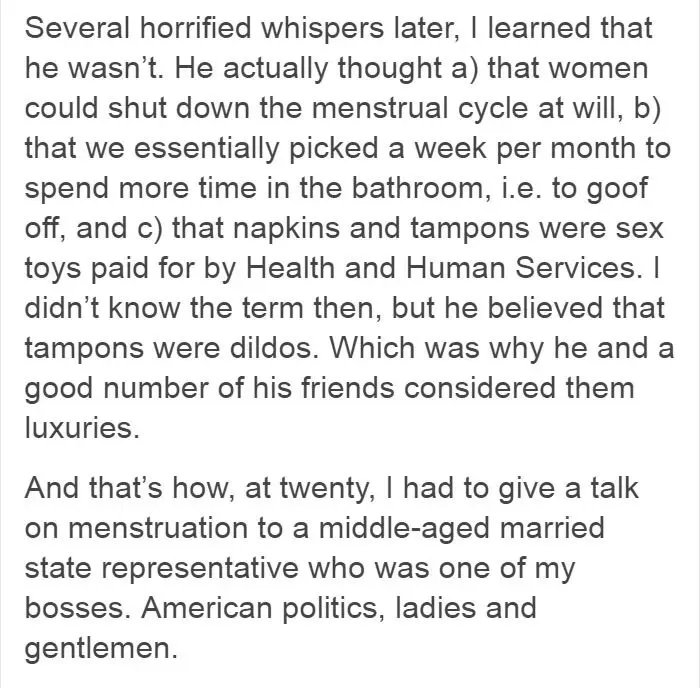 “棉条只是女人的性玩具”这个网友的帖子，炸出了很多有相同经历的女性...