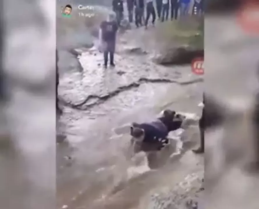 心碎! 加拿大少年惨遭霸凌 刺骨寒冬 被逼趴在泥水里当人肉踏板 视频疯传