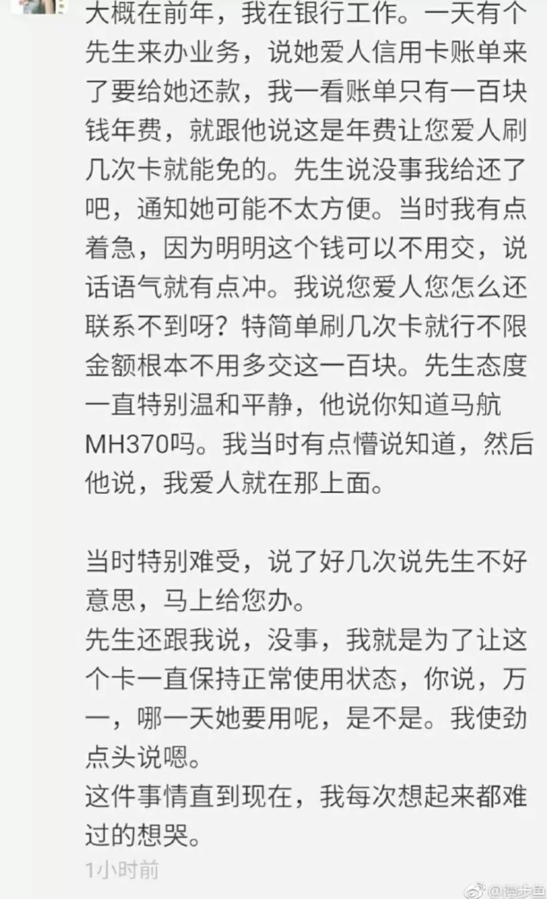 马航调查组宣布解散：下辈子，无论爱与不爱，都不会再见了