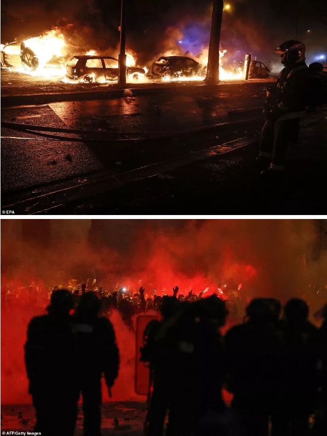 法国沦陷! 欧洲多国暴乱! 巴黎成炼狱 Dior LV店被打砸抢烧 数百人伤亡!
