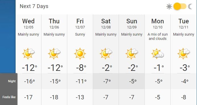 温哥华这周末要下雪 最低-4℃! 加拿大全国天寒地冻 牡鹿被冻成标本