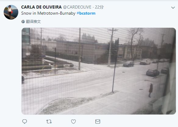 下大雪了 温哥华都疯了 下周有5天下雪 你准备好了吗