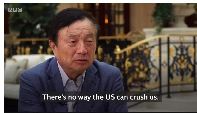 孟晚舟出庭前 华为任正非一句话震撼世界：美国无法打垮我们！