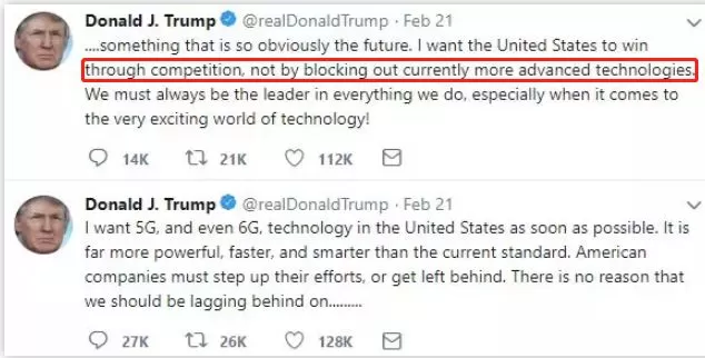 干得漂亮！华为在加拿大说了一番硬话 特朗普连发两推特说“不靠封杀”