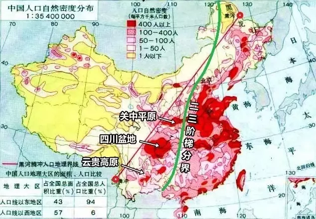 大自然是如何划分中国的