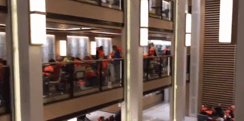 惊魂! 豪华邮轮突发引擎故障 船体倾斜进水! 华裔被困24小时 1300人等待救援!