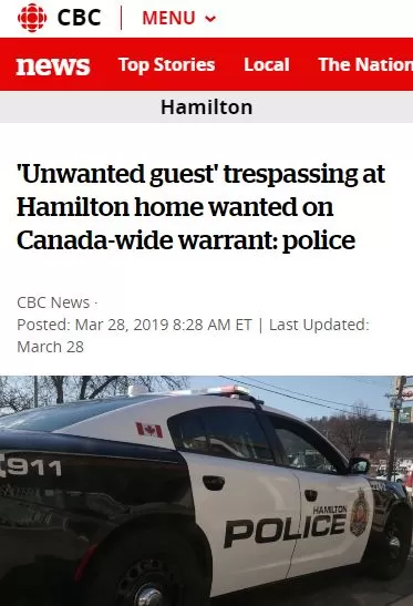 好心收留的陌生人竟赖在家里不走，加拿大警察都被打了……