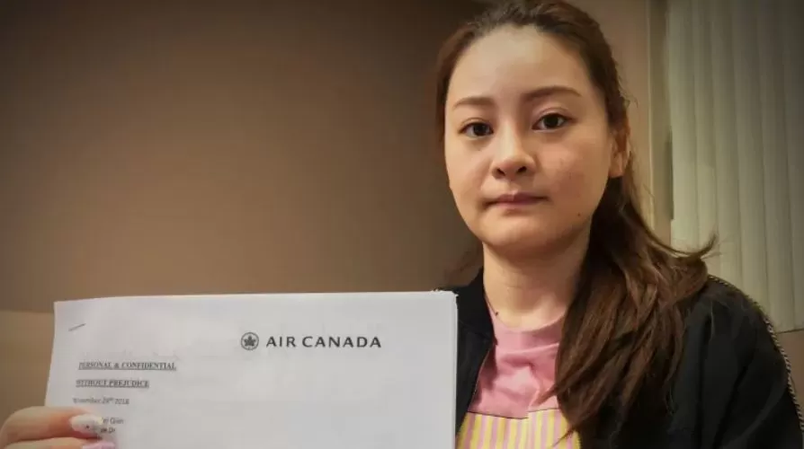 列治文华人美女遭加航列入“黑名单” 被罚$1.8万 竟只是因为微信上的这事……